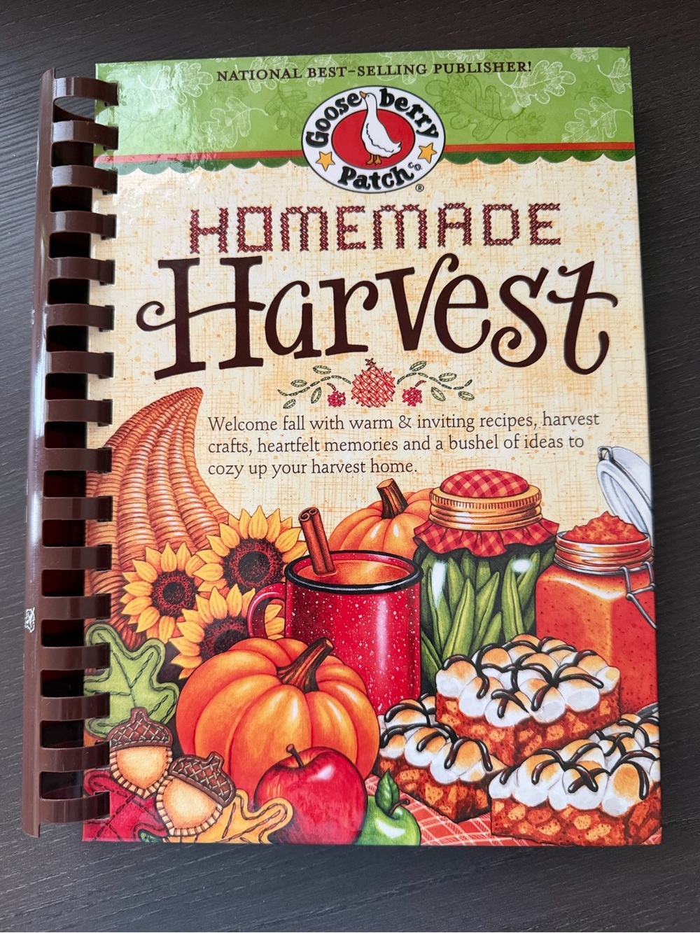 Gooseberry Patch Homemade Harvest Spiral Cookbook Retired 2010
